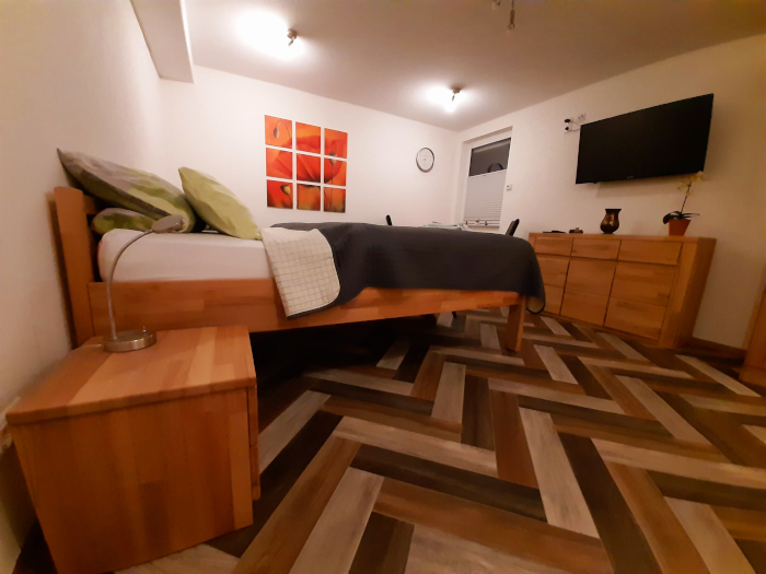 Schlafzimmer 2 der Ferienwohnung "Am Steigerwaldrand" in Sugenheim